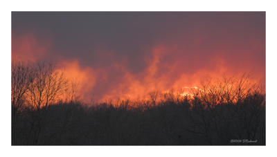 Firestorm sunset