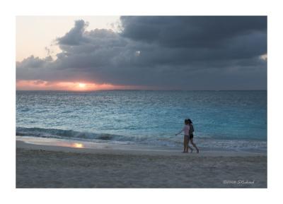 one last walk on the beach