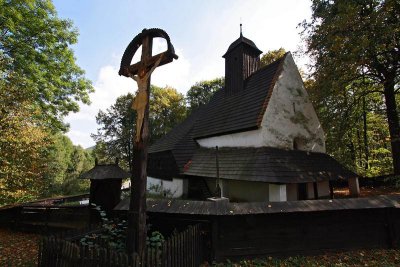 near Stramberk,wooden church
