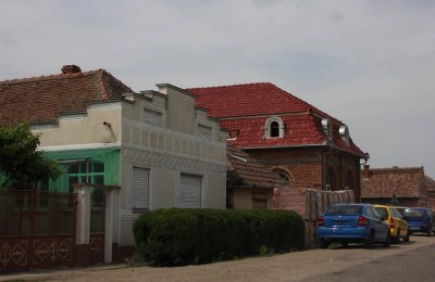 mixed architecture in village