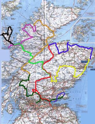 Scotland-Route; Scotland