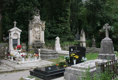 Montenegro,graveyard in Kotor