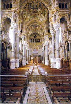 Notre Dame  de Fourvire  intrieur de la Basilique