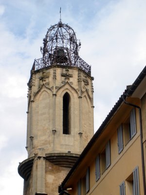 Church tower in Aix in Provence