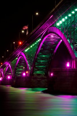 Peace Bridge At Night 2