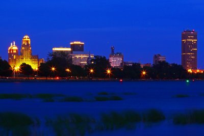 Blue Summer Night In Buffalo