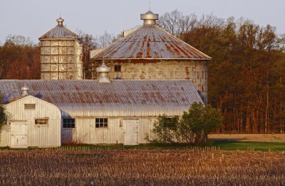 Sunshine On Tin Silos