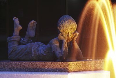 Boy At The Fountain