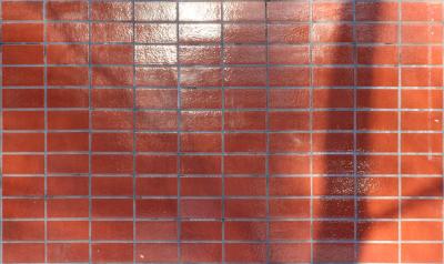 Orange - Wall at Eriksdalsbadet