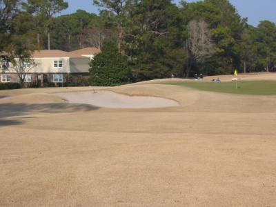 Left Greenside Bunker (Before)