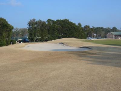 Left Greenside Bunker (Before)