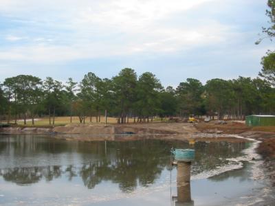 Green Being Filled (From Existing 14th Tee)