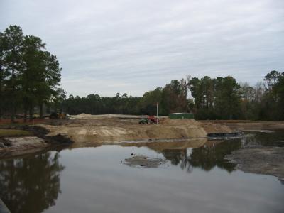 Green Being Filled (From 4th Green)