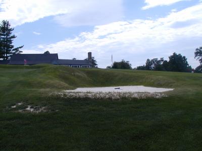Right approach bunker before restoration