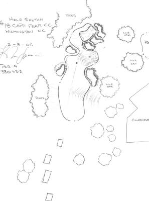 Sketch of New 18th Hole