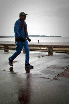 La Croisette in the rain