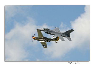 F-16 & P51 Heritage Flight