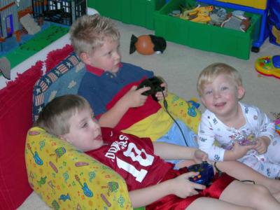 Jaedyn, Ryan, and Xandeur - March 2006