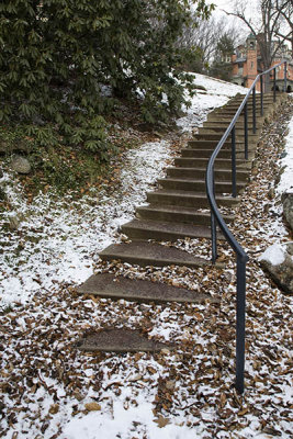 Steps to Asa Packer Mansion