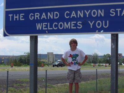Tanner at the state line
