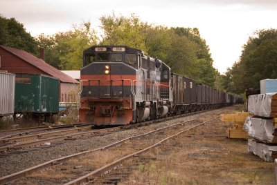 Empty Coal Train on the Conn River