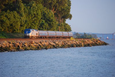 Amtrak 293 at Scarborough, NY.