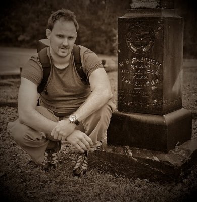 Me and my ancestor's grave