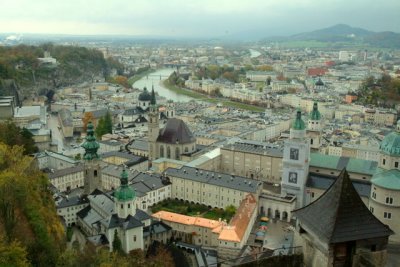 View of Salzburg from Castle