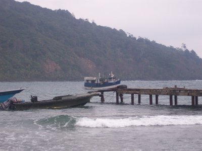 cargo boat in Puerto Obaldia