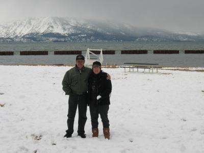 At Lake Tahoe