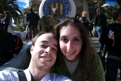 Us at Parc Guell