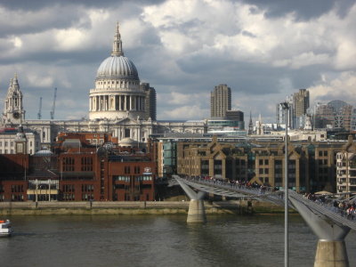 View of St Paul's Cathedral across the Thames