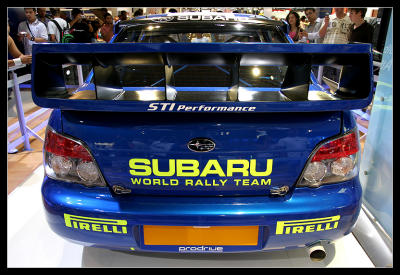STi Rally Car Rear
