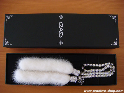 Garson D.A.D Crystal White Mink Chain