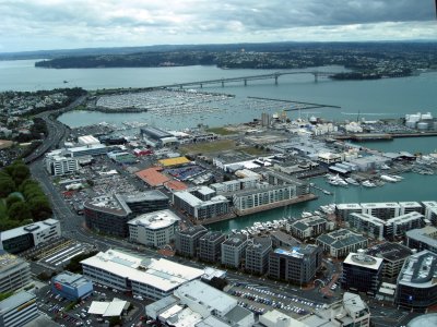View of the Harbour Bridge from the Sky Tower