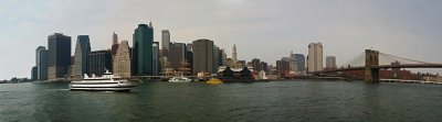 Panorama of Lower New York From Spirit Cruise Ship