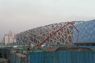 Building of the Birds Nest Stadium