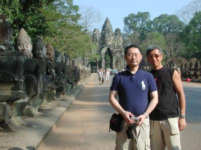 outside Angkor Thorn
