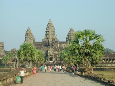 Angkor Wat at the evening
