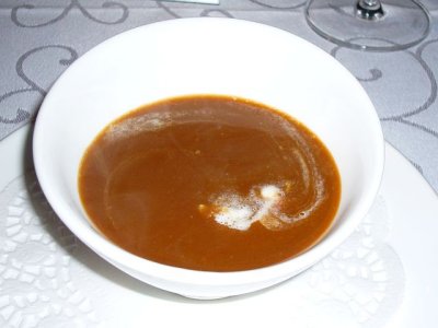 lobster bisque, very smooth