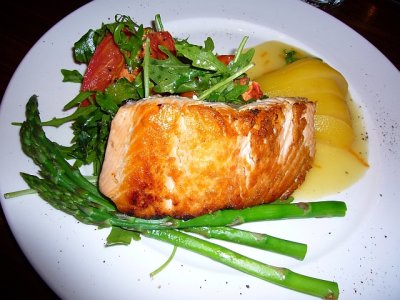 grilled pacific salmon