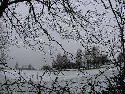 View across the golf course from Station Road, Bakewell 14:04