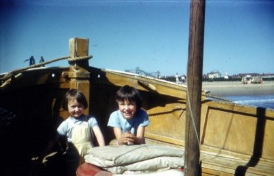 eSlide04 red Lorna and Elaine in boat