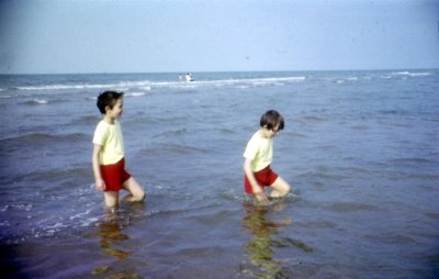 eIS1 slide 12 Lorna and Elaine in sea