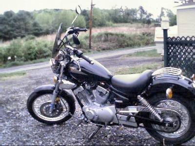 My first bike.  A 1999 Yamaha Virago 250.  I rode this bike from May 2000 to March 2001.