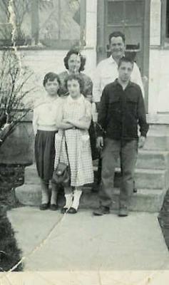 Grandmother Alice, Grandfather Joe, Uncle Joe, Aunt Rosalie, (mother) Norma