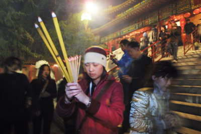 Chinese New Year Eve at Richmond temple