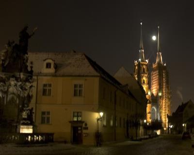 Funny view of  old Wroclaw 