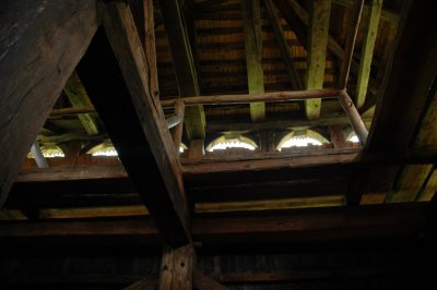 inside the bell- tower