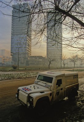 BBC armored Land Rover